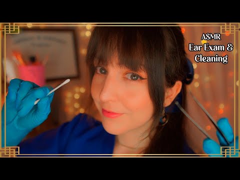 ⭐ASMR Hearing Test, Ear Exam & Ear Cleaning [Sub] Soft Spoken