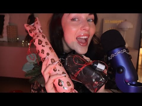 Late Night ASMR | Wrapping & Showing Christmas Gifts 🎁