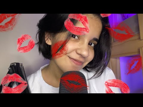 asmr para quem está CARENTE! sons de beijinhos 😘 | kisses sounds (up close)