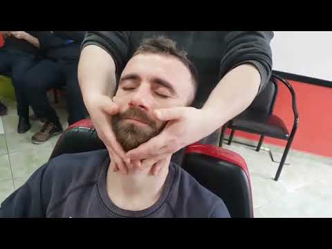 TURKISH BARBER HEAD NECK FACE RELAX MASSAGE