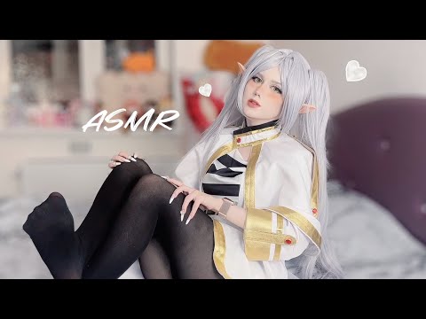 ASMR Scratching | Frieren Cosplay #asmr #asmrcosplay