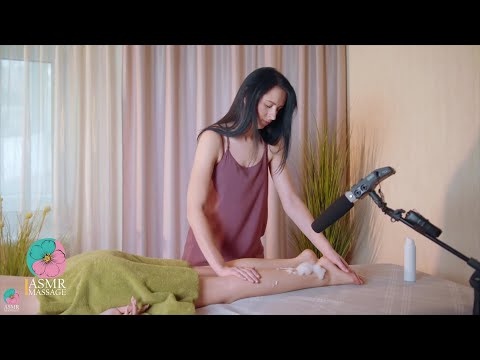 Glowing ASMR Massage on the Table by Anna