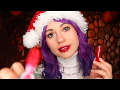 [ASMR] Mrs. Claus Schminkt Dich 🤶💄 Christmas Makeup RP Deutsch/German | Elena ASMR