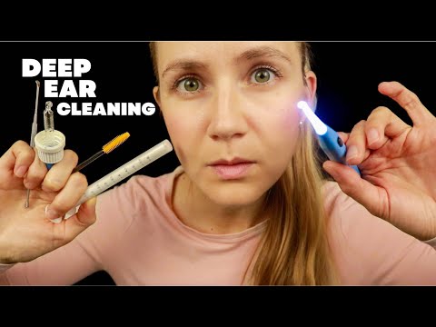 Binaural ASMR Deep Ear Cleaning You Can Feel on Your Ear Drums 👂🤯