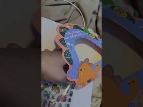 🦖 🦕 🦖 🦖 🦖 🦖 ASMR No Talking Crinkle Sounds Dino Saurs Stickers 🦖 🦕