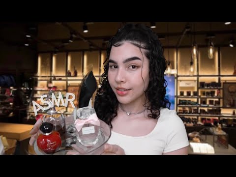 ASMR: PERFUMARIA DE LUXO | ATENDENTE SIMPÁTICA TE AJUDANDO A ESCOLHER O MELHOR PERFUME