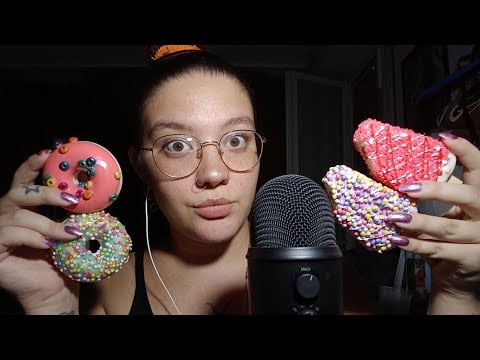 100% BRIVIDI con TAPPING e SCRATCHING SU GELATINI e CIAMBELLINE SQUISHY 😴💜 | ASMR ITA