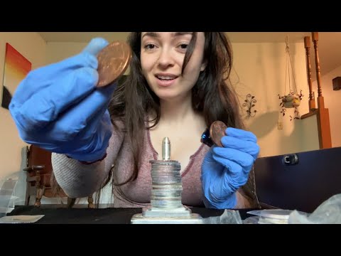 ASMR Stacking My Silver for Deep Sleep and Relaxation 