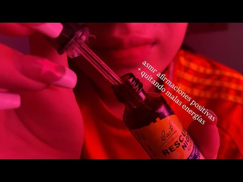 ASMR AFIRMACIONES POSITIVAS + TE QUITO MALAS ENERGÍAS ⚡️✨