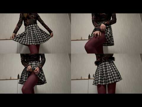 tights scratching / lofi asmr / fabric scratching & visual triggers / hand sounds