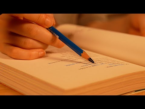 ASMR 그대가 잠이 안 오는 까닭은 이 영상을 보지 않아서죠.ㅣBook ASMR  📖 책 넘김, 탭핑, 스크래칭, 연필 소리 (No Talking)