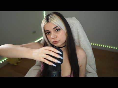 ASMR MIC SCRATCHING & PUMPING & SWIRLING FOAM COVER 🌷 | ELISABETEXO