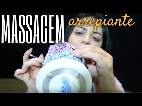 ASMR 3Dio massagem ARREPIANTE nas suas orelhas (SLIME)