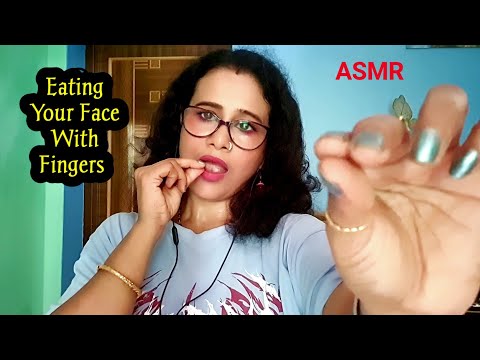 Asmr Eating Your Face with Fingers in A Hotel room (Mouth Sound) | Asmr Ghosal |