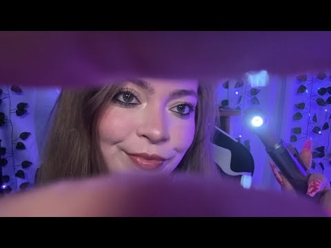ASMR Eye Cleaning & Eye Exam 👁️🧼🫧 (there’s something stuck in your eye role play) 