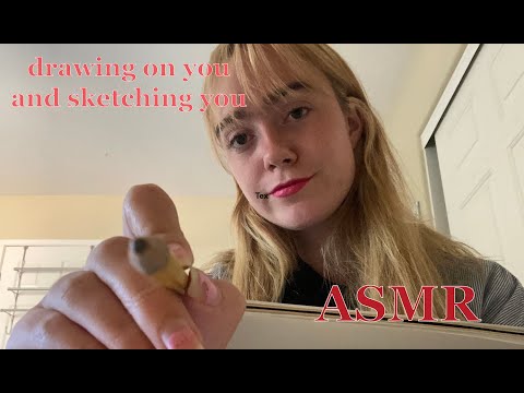 ASMR lofi sketching you/drawing on you roleplay