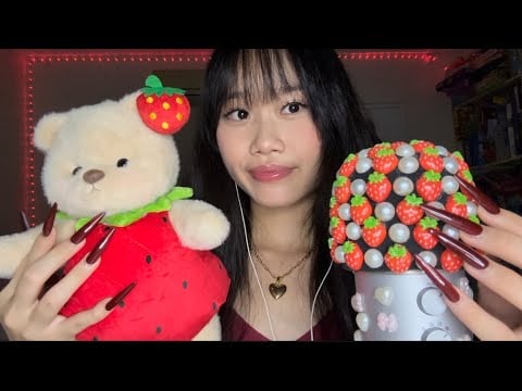 red themed ASMR ˚˖𓍢ִ໋🌹✧˚.🍓⋆ 