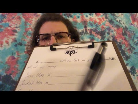 ASMR Chaotic NFL Agent Roleplay (You’re Testing Free Agency) (3 Minutes Version)