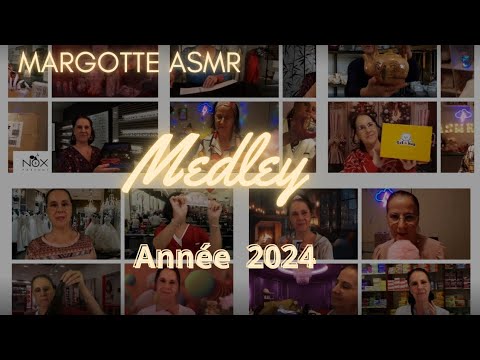 Asmr français "Medley" quelques vidéos de l'année 2024, merci pour cette merveilleuse année 🥰😘🙏