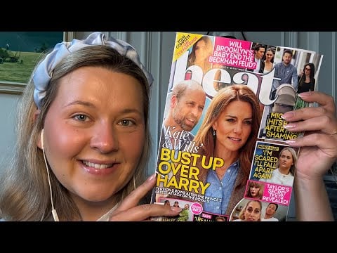 ASMR | Magazine flipping & whispering