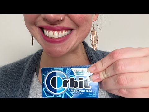 ASMR - Up Close Gum Chewing Ramble!