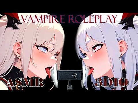 ASMR Vampire Duo 🩸 (Soft Ear Focus • No Talking • Sleepy Triggers)