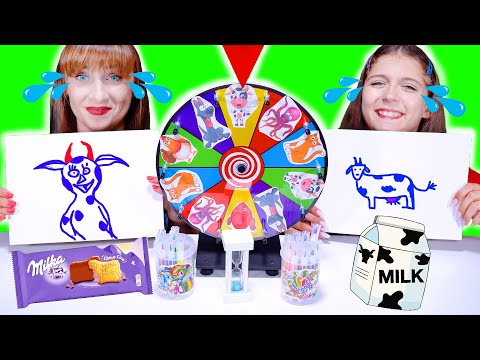 ASMR Draw and Eat Food Challenge (Animals Edition) By LiLiBu