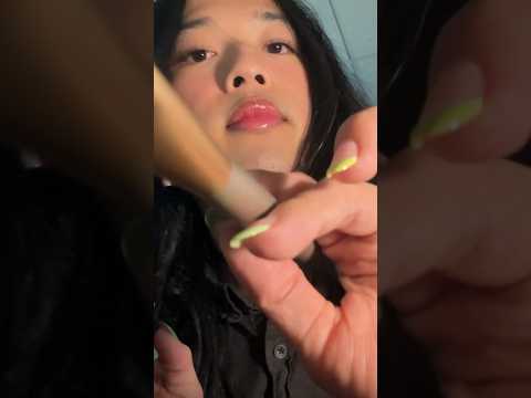 ASMR dreamy intro ☁️ (short version) #asmr #shorts #brushing