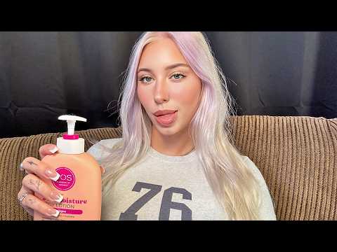 Oiling you up... (asmr lotion massage)