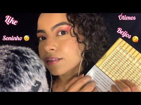 ASMR REPETINDO PALAVRAS + TAPPING. MUITOS ESTALINHOS 💦