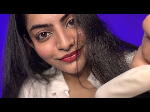 Asmr Ear👂 Exam and Deep Ear cleaning (Hindi English)