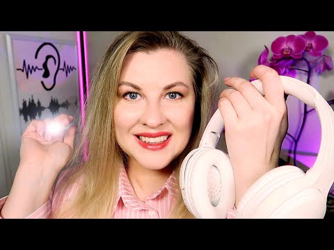 Hearing Test 👂🏼 ASMR 🎧 Soft Spoken into Whisper