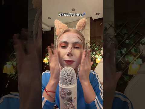 Uyku öncesi makyajım 🥱 #sleep #makeup #asmr