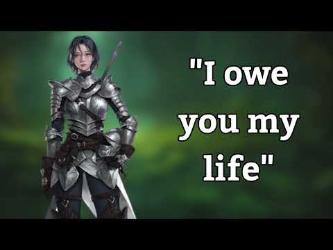 {Asmr} Saving a dying knight on the battlefield [language barrier] [alchemist] [knight va]