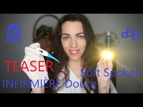 🔺TEASER🔺 ASMR Infirmière Soft Spoken 👩🏽‍⚕️💤