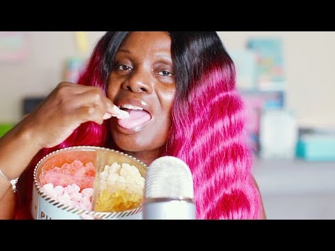Lolli And Pops Gummy Bears ASMR Eating Sounds