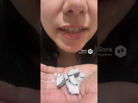 ASMR COMIENDO PIEDRAS