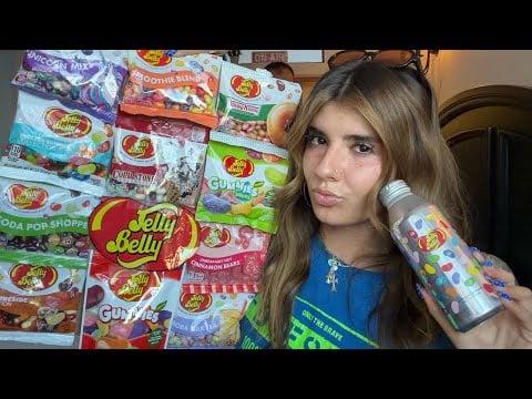 [ASMR] Trying & Eating Jelly Beans (50+flavors)