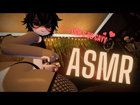 [Furry ASMR] Goth Femboy BF Helps You Sleep ;)