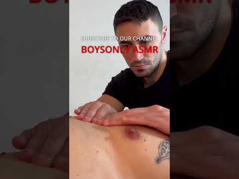 Relaxing body massage | asmr with my teammate @BoysOnlyASMR