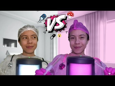ASMR ROLEPLAY Médica Te Curando do Efeito Psicodélico Rosa 🍄💊😵
