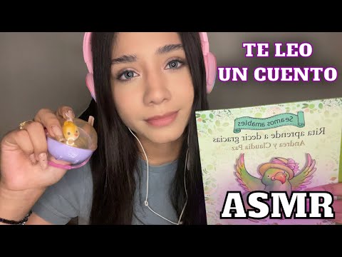 ASMR  ESPAÑOL / Te LEO UN CUENTO PARA DORMIR (Roleplay SOY TU MAMÁ) + duerme en segundos