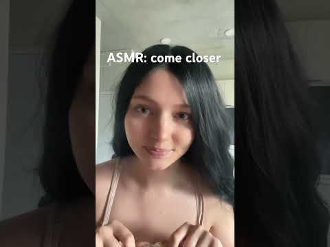come closer 🤍#asmr #girlfriendasmr #whisper #softspoken #tingles