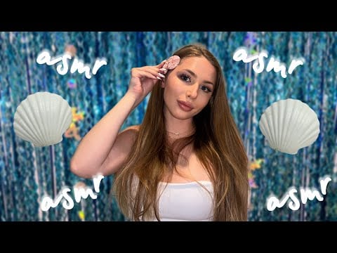 Relaxing Seashell ASMR (Applying Makeup with a Seashell?!) 🐚😲💙