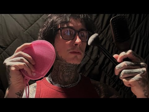 ASMR Face Brushing & Deep Sleep Sounds