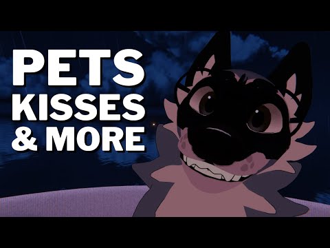 [Furry ASMR] Raccoon Pets and Sniffs You (Licks, Kisses, Lotion Sounds...)