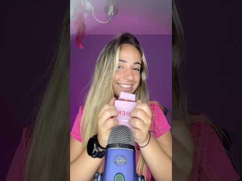 ASMR ROSA 🩷 #asmr #relax #visualtingle #dormir #tingles