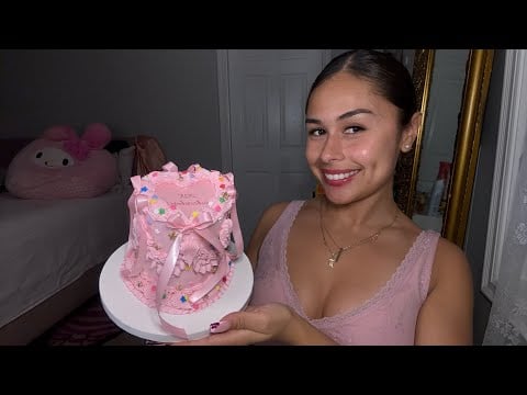 asmr : 20k Cake Eating 💝🎊