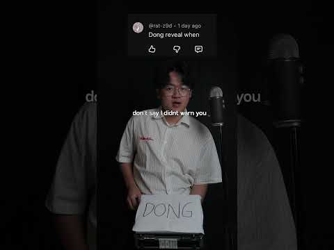 the big dong reveal...#asmr