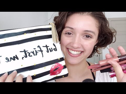 ASMR Lipstick Try-On || Kisses (💋+Eating 🍫), Fast Tapping, Close Whispers, Spontaneous